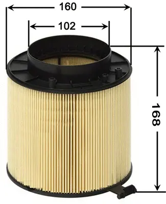 Filtre à air JS ASAKASHI A0480
