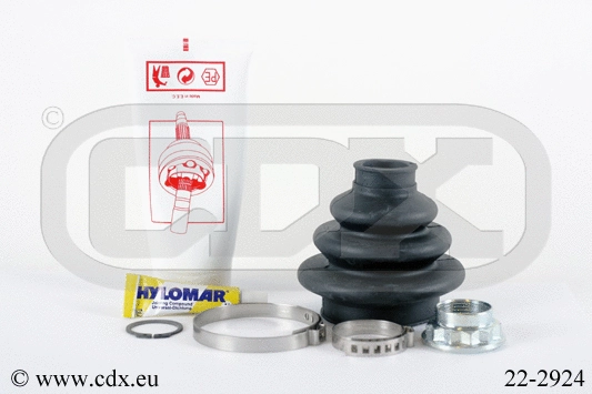 Jeu de joints-soufflets, arbre de commande CDX 22-2924