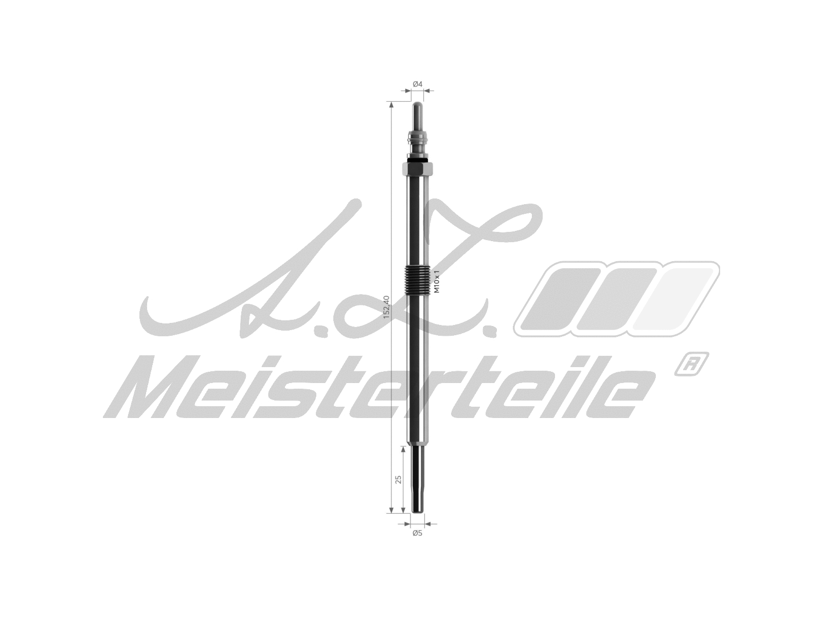 Bougie de préchauffage A.Z. Meisterteile AZMT-49-040-1081
