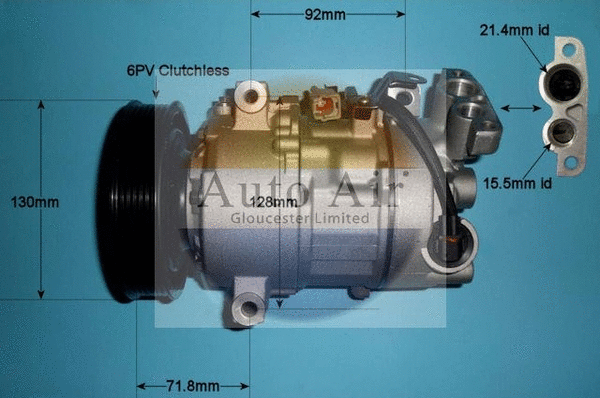 Compresseur, climatisation AUTO AIR GLOUCESTER 14-1272P