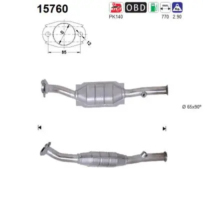 Catalyseur AS 15760