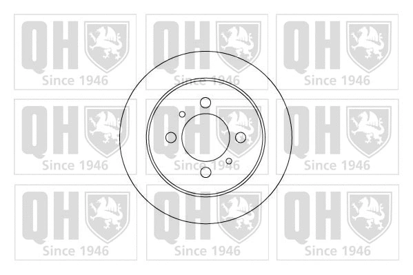 Disque de frein QUINTON HAZELL BDC4893