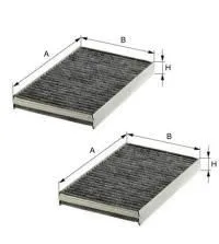 Filtre, air de l'habitacle UNIFLUX FILTERS XCK247