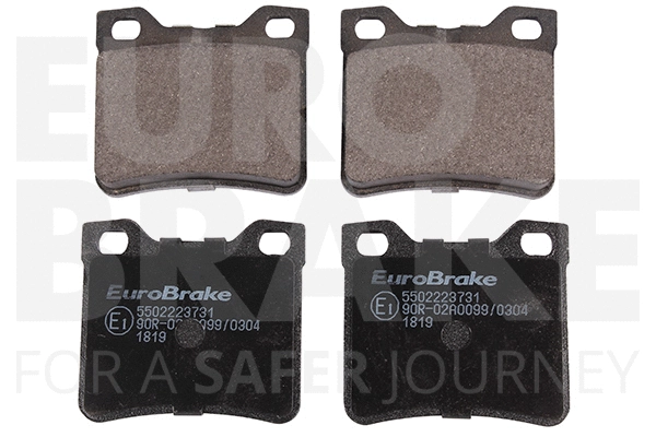 Kit de plaquettes de frein, frein à disque EUROBRAKE 5502223731
