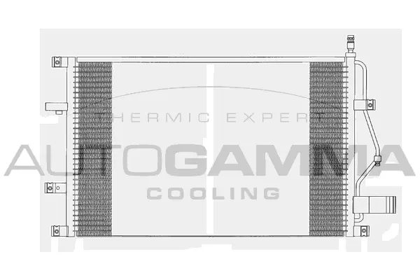 Condenseur, climatisation AUTOGAMMA 102835