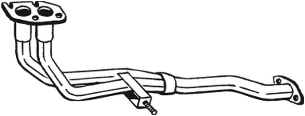 Tuyau d'échappement KLOKKERHOLM 788-133
