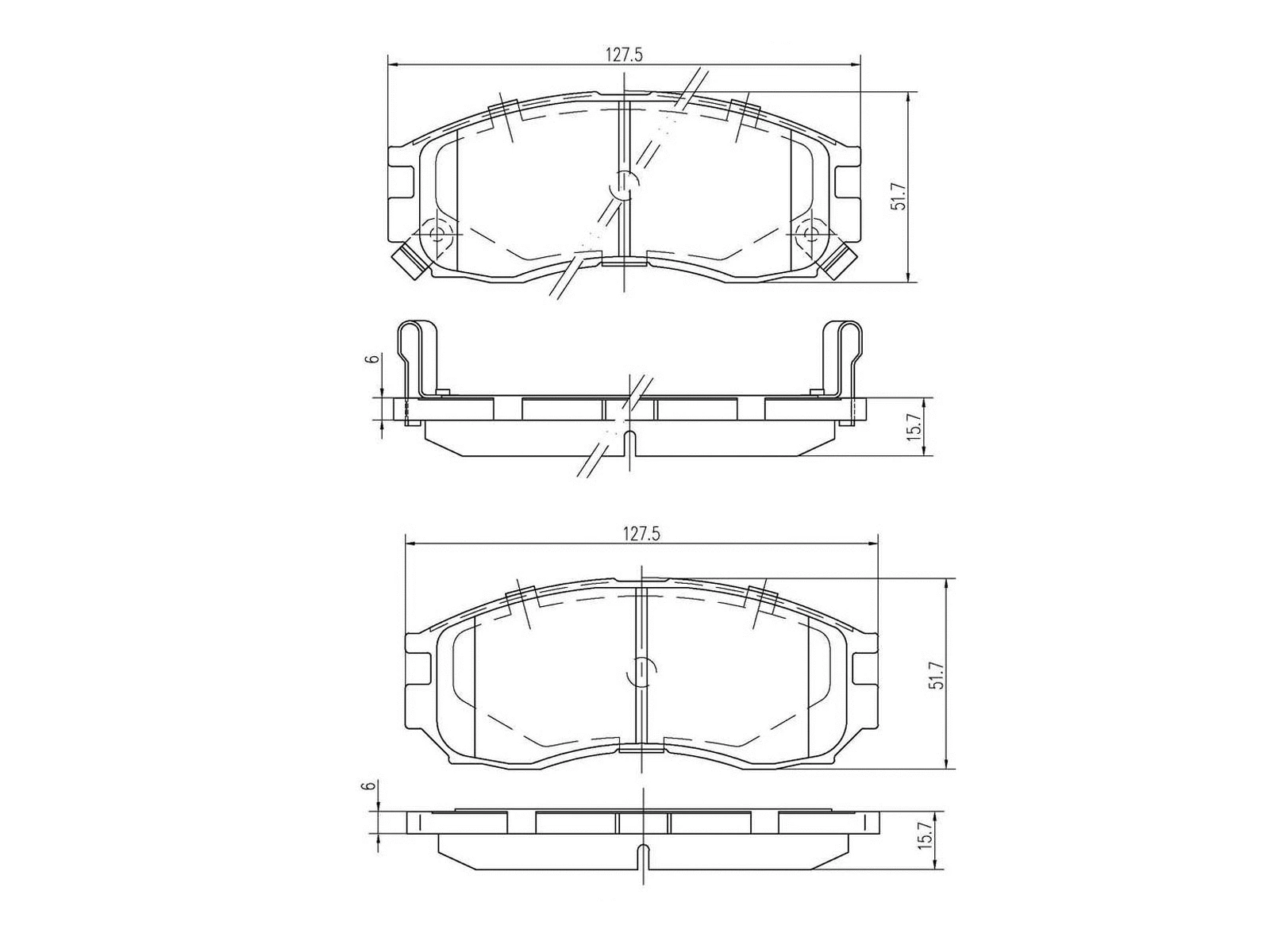 Kit de plaquettes de frein, frein à disque A.Z. Meisterteile AZMT-44-022-1392