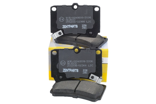 Kit de plaquettes de frein, frein à disque ZentParts Z07393