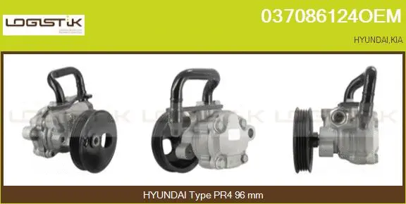 Pompe hydraulique, direction LGK 037086124OEM