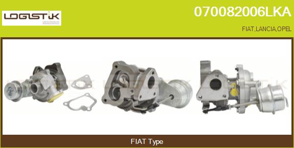 Turbocompresseur, suralimentation LGK 070082006LKA