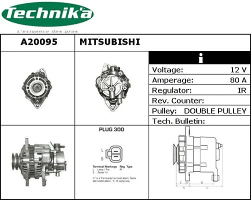 Alternateur Technika A20095