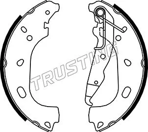 Jeu de mâchoires de frein TRUSTING 073.177