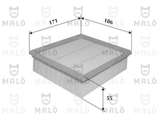 Filtre à air AKRON-MALÒ 1500090