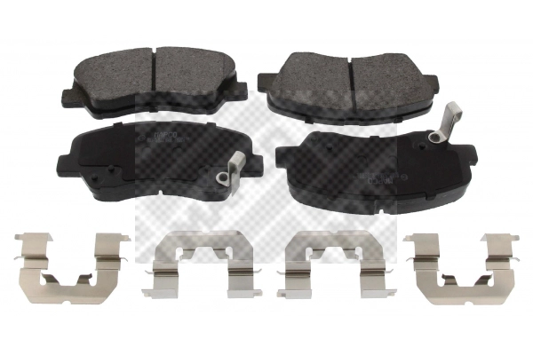 Kit de plaquettes de frein, frein à disque MAPCO 6619