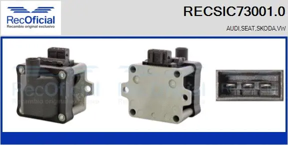 Bobine d'allumage RECOFICIAL RECSIC73001.0