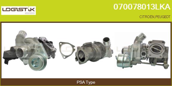Turbocompresseur, suralimentation LGK 070078013LKA