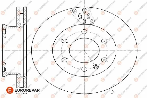Disque de frein EUROREPAR 1642767480