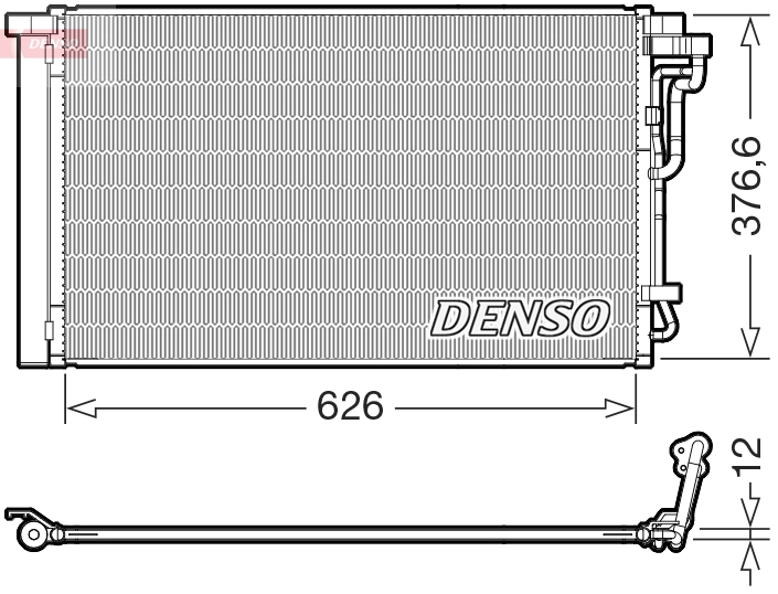 Condenseur, climatisation DENSO DCN41026