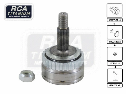 Jeu de joints, arbre de transmission RCA FRANCE RE85A