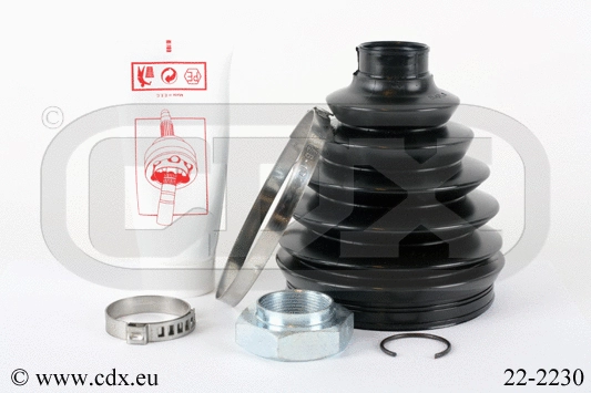 Jeu de joints-soufflets, arbre de commande CDX 22-2230