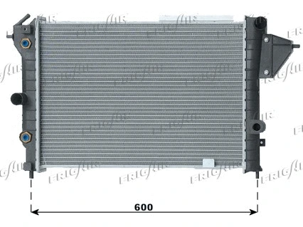 Radiateur, refroidissement du moteur FRIGAIR 0107.3059