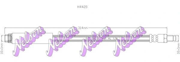 Flexible de frein KAWE H4420