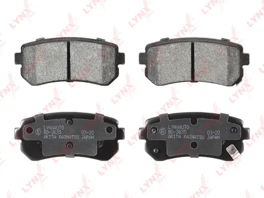 Kit de plaquettes de frein, frein à disque LYNXAUTO BD-3635