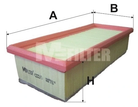 Filtre à air MFILTER K 222/1