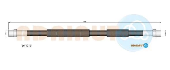 Flexible de frein ADRIAUTO 55.1219