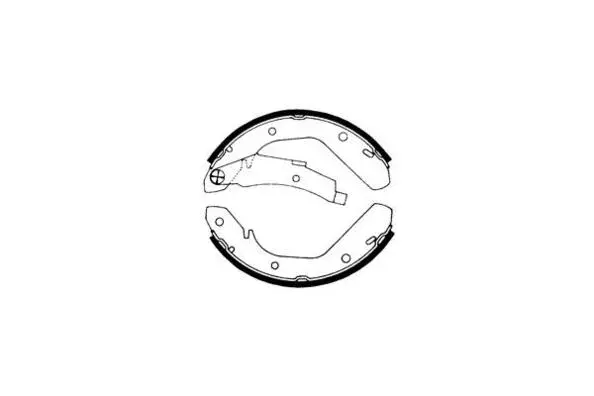 Jeu de mâchoires de frein E.T.F. 09-0205