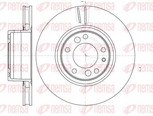 Disque de frein REMSA 6346.10