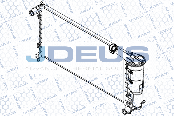 Radiateur, refroidissement du moteur JDEUS RA0360120
