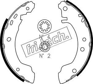 Jeu de mâchoires de frein fri.tech. 1067.184