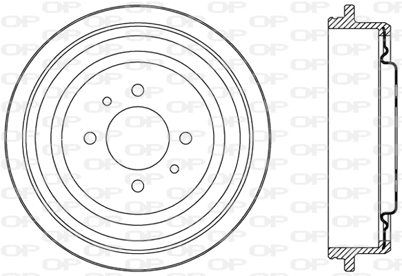 Tambour de frein OPEN PARTS BAD9067.20