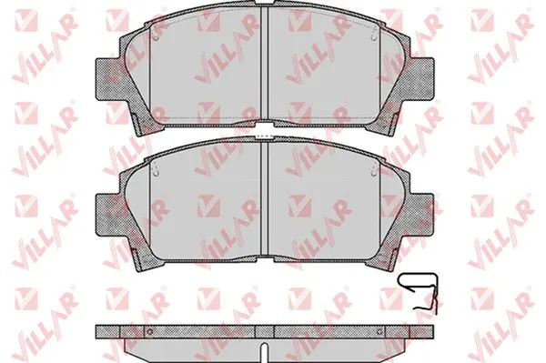 Kit de plaquettes de frein, frein à disque VILLAR 626.0573
