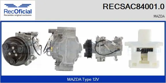 Compresseur, climatisation RECOFICIAL RECSAC84001.0