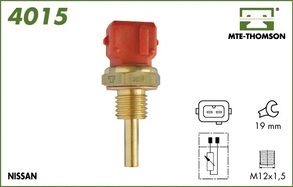 Sonde, température du liquide de refroidissement MTE-THOMSON 4015