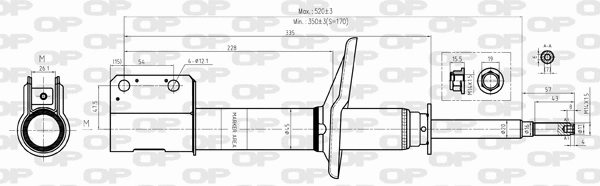 Amortisseur OPEN PARTS SAB8278.31