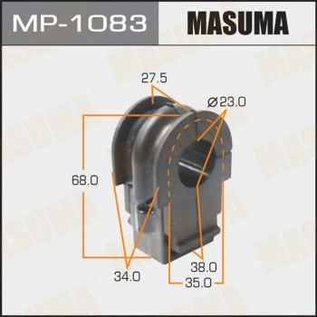 Coussinet de palier, stabilisateur MASUMA MP-1083