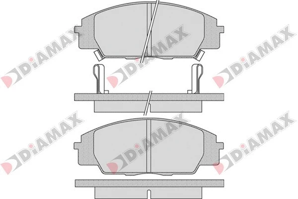 Kit de plaquettes de frein, frein à disque DIAMAX N09311