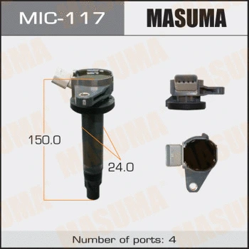 Bobine d'allumage MASUMA MIC-117