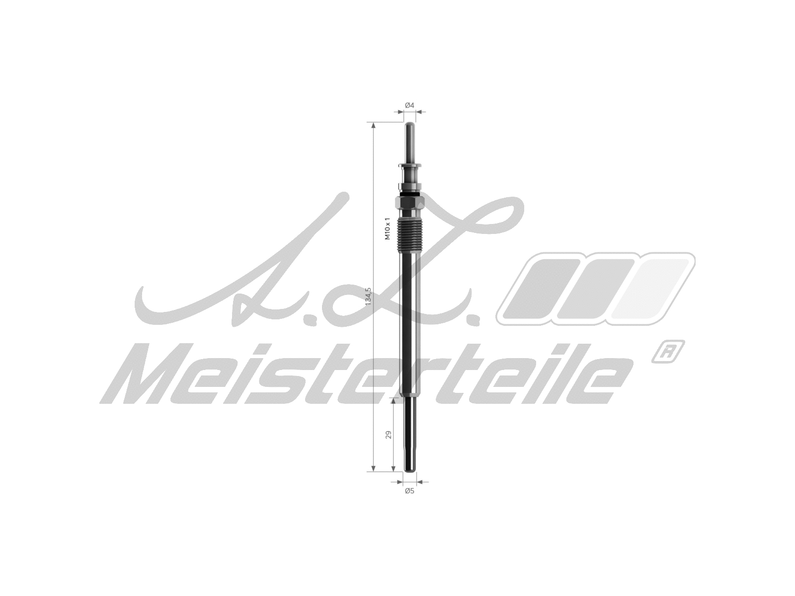 Bougie de préchauffage A.Z. Meisterteile AZMT-49-040-1083
