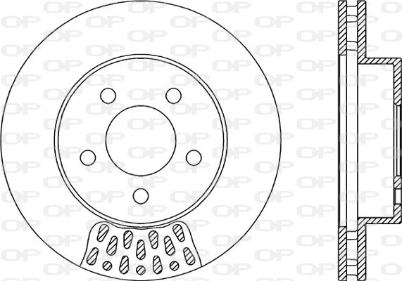 Disque de frein OPEN PARTS BDR2167.20