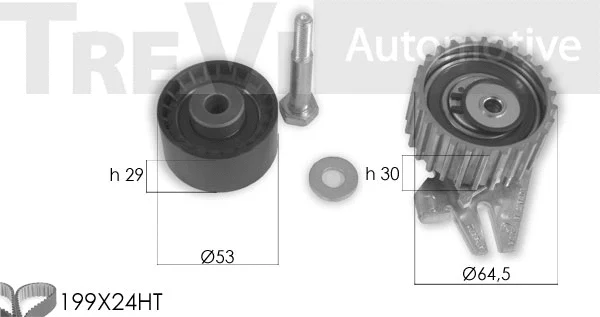 Kit de courroie crantée TREVI AUTOMOTIVE KD1427