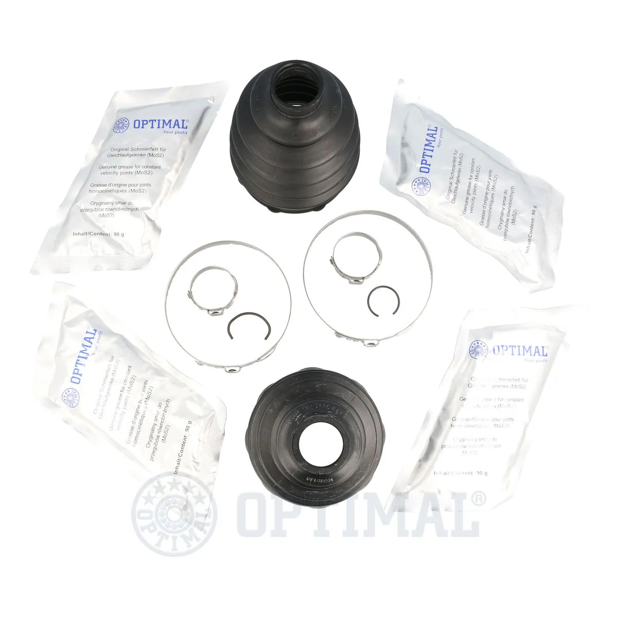 Jeu de joints-soufflets, arbre de commande OPTIMAL CVB-10775TPE