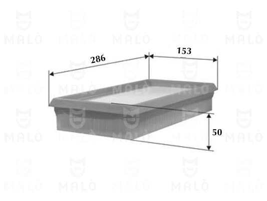 Filtre à air AKRON-MALÒ 1500168