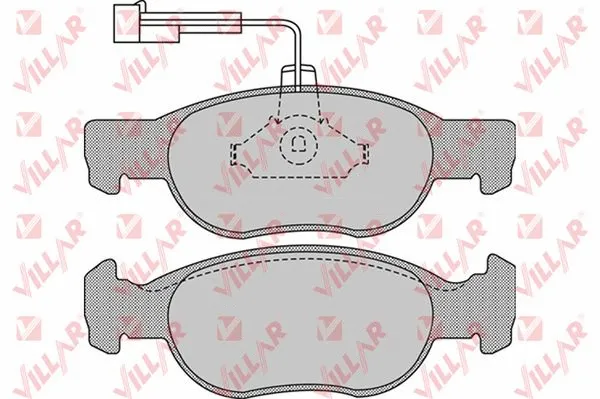 Kit de plaquettes de frein, frein à disque VILLAR 626.1075