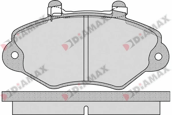 Kit de plaquettes de frein, frein à disque DIAMAX N09309