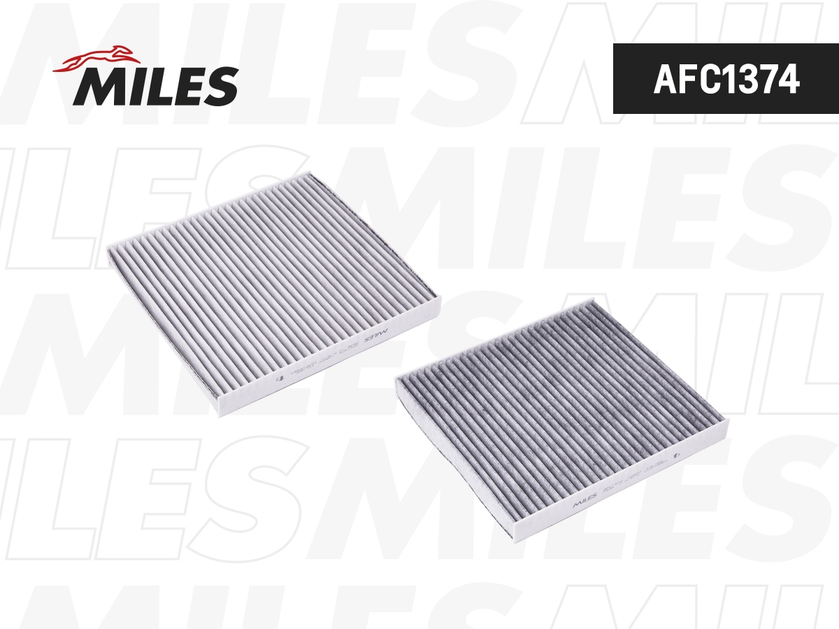 Filtre, air de l'habitacle MILES AFC1374