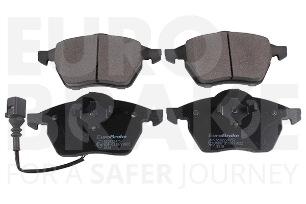 Kit de plaquettes de frein, frein à disque EUROBRAKE 5502224757